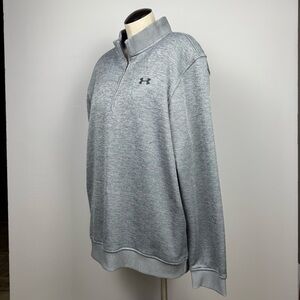 Oakley Men's Heather Grey Quarter Zip Pullover - Size XXL - Excellent Condition